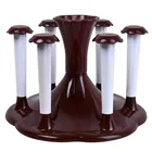 Plastic Glass Holder (Brown)