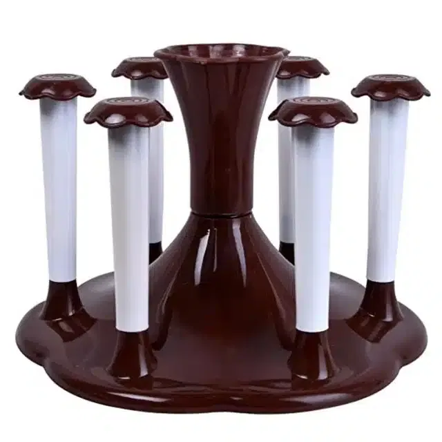 Plastic Glass Holder (Brown)