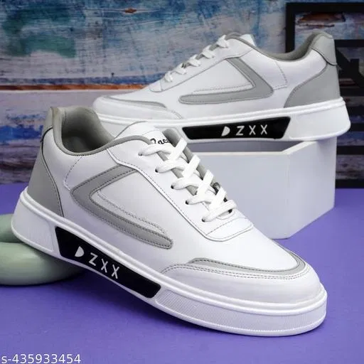 Bacan Zx2 Casual Sneakers for Men (White, IND-7)