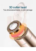 Immutable Portable Facial Hair Remover USB Rechargeable Epilator for Chin, Upper Lip & Arm Cordless Epilator  