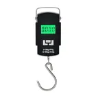 Portable Mini Electronic Hanging Weighing Scale (Black)