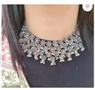 Trendy Multi Color Stone Necklace set for women & girls