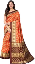Yashika Women Art Silk Casual Sarees With Unstitched Blouse Piece 