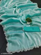 JImmy Choo Saree for Women, Teal 