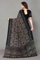 Casual Georgette Women Printed Saree With Unstitched Blouse 