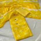 100% Cotton Printed Unstitched Suits Fabric for Women 