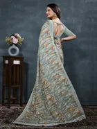 Georgette Printed Saree for Women 