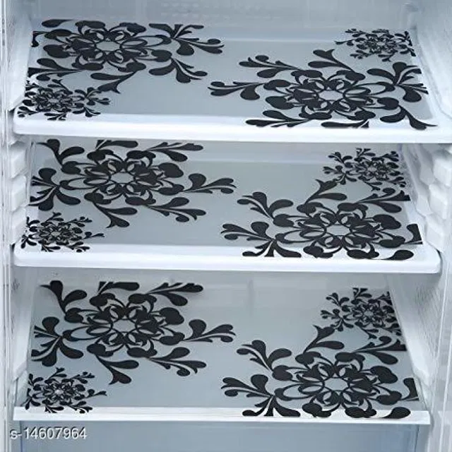 Waterproof Fridge Mats (Multicolor, Pack of 3)