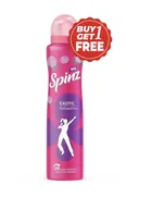 Spinz Exotic Perfumed Deo 2X200 ml (Buy 1 Get 1 Free)