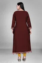 Pashmina Self-Design Kurti for Women 