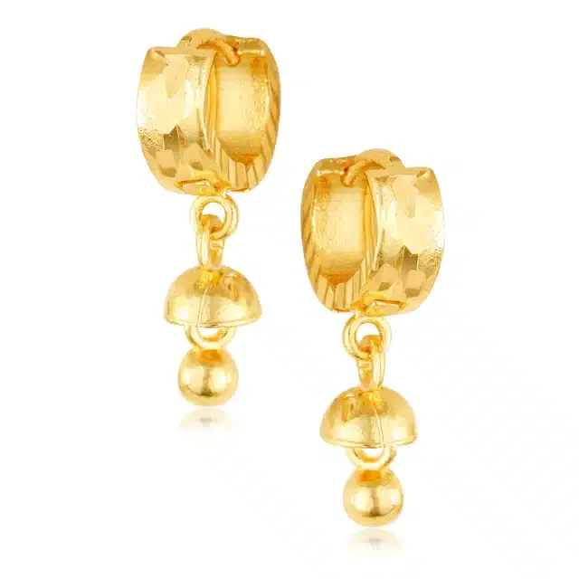 Gold Plated Earrings for Women & Girls (Gold, Set of 1)