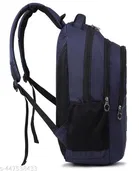 Polyester Backpack for Men & Women, Blue