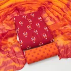 Cotton Slub Unstitched Dress Material for Women 