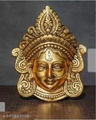 Metal Durga Mata Face Wall Hanging