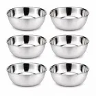SimpleHome Steel Bowl 300ml Combo Set of 6