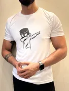 Round Neck Printed T-Shirt for Men 