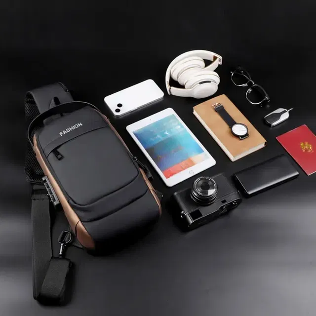 Multi-functional Crossbody Bag for Men (Black)