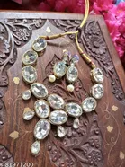 Kundan Jewellery Set for Women & Girls, White