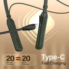 Aroma NB124 Avenger Upto 100 Hours Playtime*,ENC, Voice Changer Fast Charging Neckband Bluetooth 