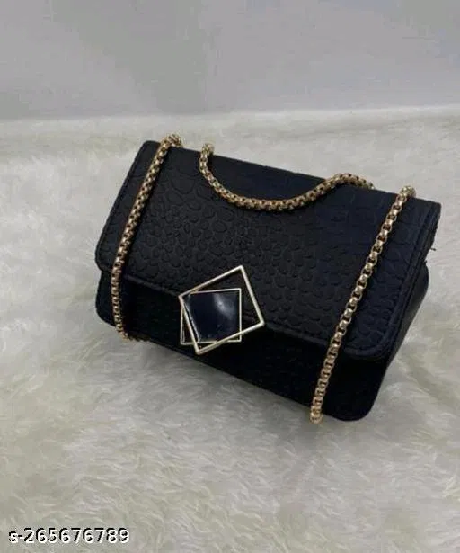 TRUE FASHION. Sling Bag for Women (Black, Free size)