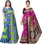 Mysore Silk Printed Saree for Women 