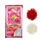 Roli Chawal with Kumkum Tilak Pouches (Red & White, Pack of 25)