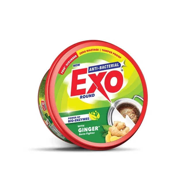 Exo राउंड डिश्वाश बार 500 g + (फ्री स्क्रबर इनसाइड बॉक्स)
