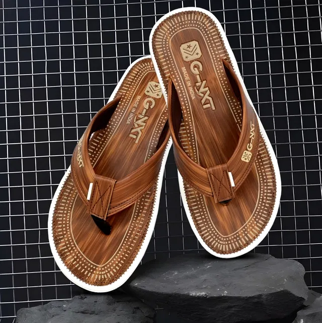 Flipflops for Men (Tan, 6)