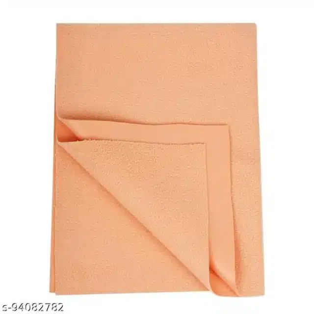 Cotton Mattress Protection Sheet (Orange, 28x20 inches)