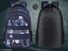 Nylon Backpack for Men & Women, Blue