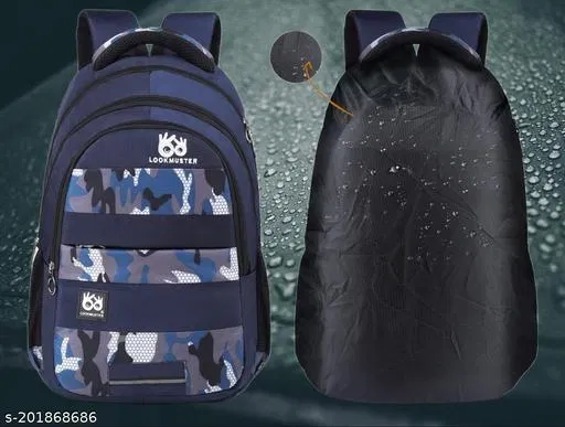 Nylon Backpack for Men & Women, Blue