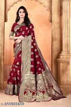Super Net Zari Woven Saree for Women 