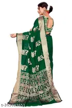 Organza Zari Woven Saree for Women 