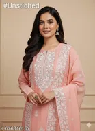 Chanderi Cotton Punjabi/All Over Suits for Women 