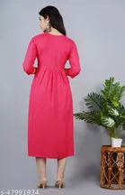 Rayon Embroidred Anarkali Kurti for Women 