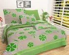 Polycotton Double Bedsheet with 2 Pillow Cover 