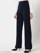 Cotton Blend Trouser for Women 