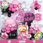 Coco Melon Theme 8th Happy Birthday Decoration,Multicolour,Set Of 1