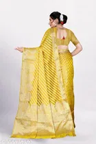 Organza Zari Woven Saree for Women 