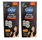 Quest Non Sticky Hair oil (Pack of 2, 120 ml)