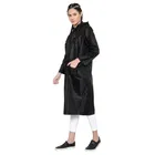 Solid Overcoat with Hoods and Side Pocket Raincoat for Women 