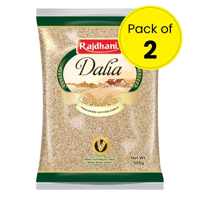 राजधानी दलिया 2X500 g (पैक ऑफ 2)