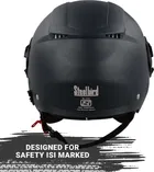 Steelbird GT Dashing ISI Certified Open Face for Men & Women with Inner Sun Shield Motorbike Helmet 