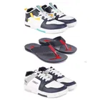 Combo of Casual Shoes with Flipflops for Men 