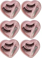 False Eyelashes with Adhesive 
