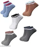 Cotton Socks for Men (Multicolor, Set of 5)