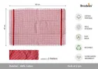 Brodees Cotton Mini Check Terry Kitchen Towel 