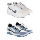 Sports Shoes for Men, Multicolor, Pack of 2 