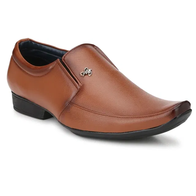 Formal Shoes for Men (Tan, 10)