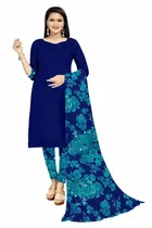 शारदा क्रिएशन क्रेप फ्लोरल प्रिंट सलवार सूट अस्टीचड 